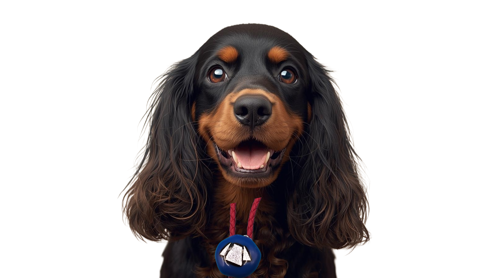 Magnetic Pet Bolo | Southwestern Pet Bolo Accessory | Dichroic Maroon Faux Leather Bolo - Neck Size (S)