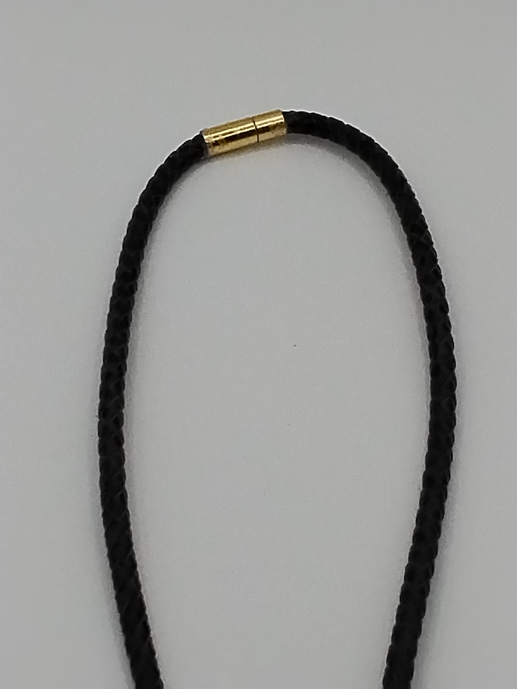 Magnetic Pet Bolo Dichroic | Lightweight Magnetic Pet Bolo Tie | Brown Genuine Leather Bolo - Neck Size (XL)